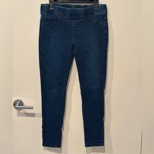 Lauren Ralph Lauren Jeans Womens 8 Blue Pull On Jegging Skinny Denim Pants